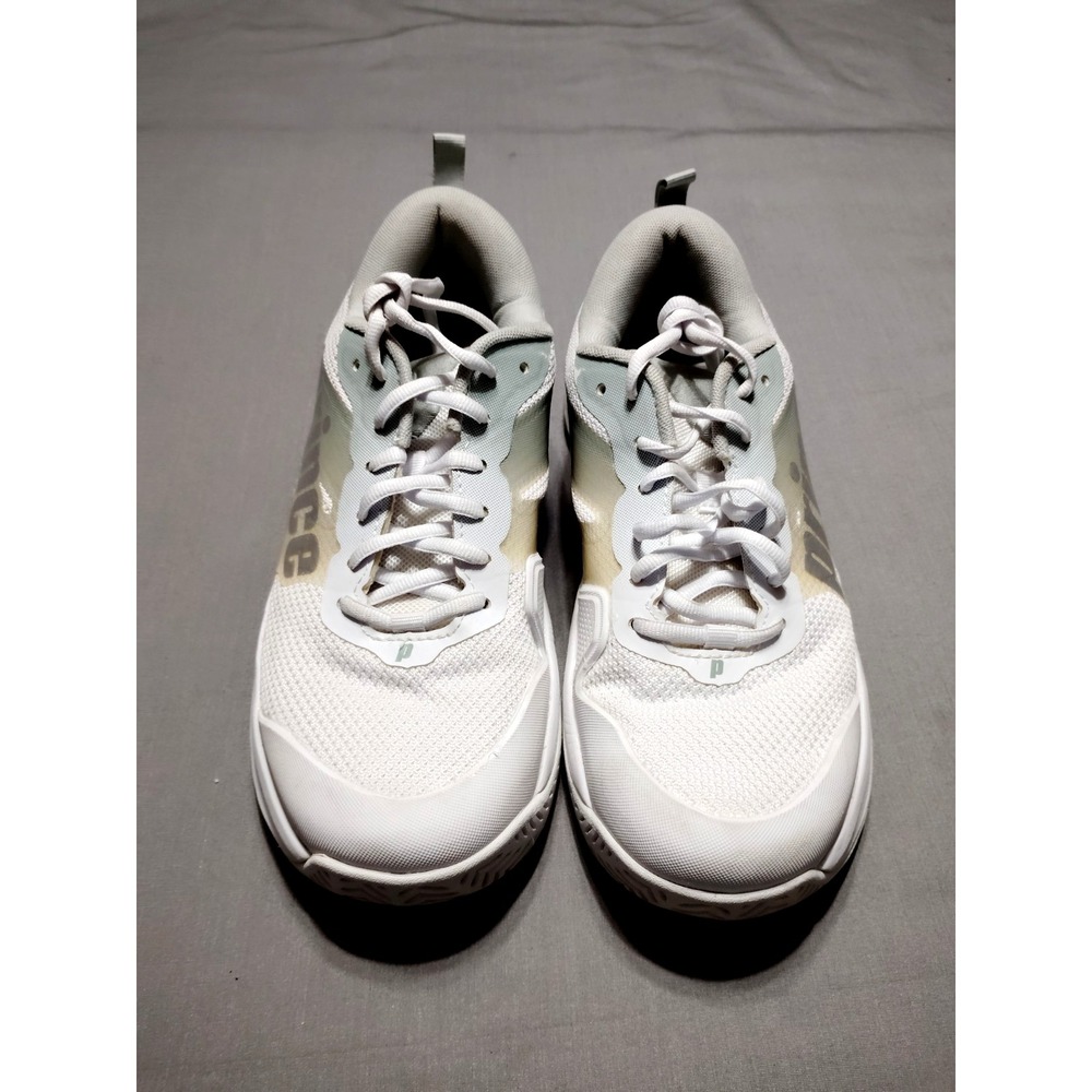 EUC Prince Cross Court 2.0 Shoes Men 8 Gray Tennis Pickleball‎ Athletic Sneakers